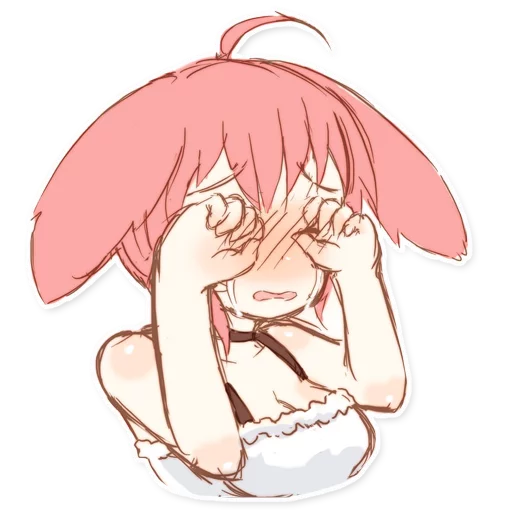 😭 Стикер «Green Tea Neko» для Telegram