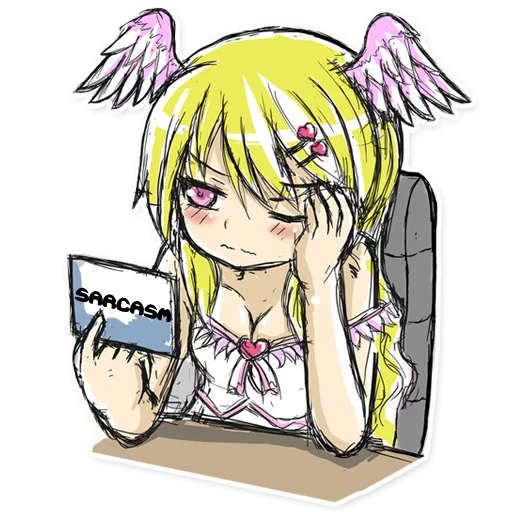 😑 Стикер «Green Tea Neko» для Telegram