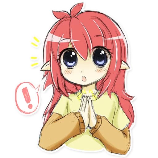 🙏 Стикер «Green Tea Neko» для Telegram