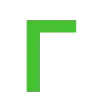 💢 Эмодзи «Простой зелёный шрифт» для Telegram