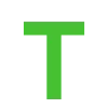💢 Эмодзи «Простой зелёный шрифт» для Telegram
