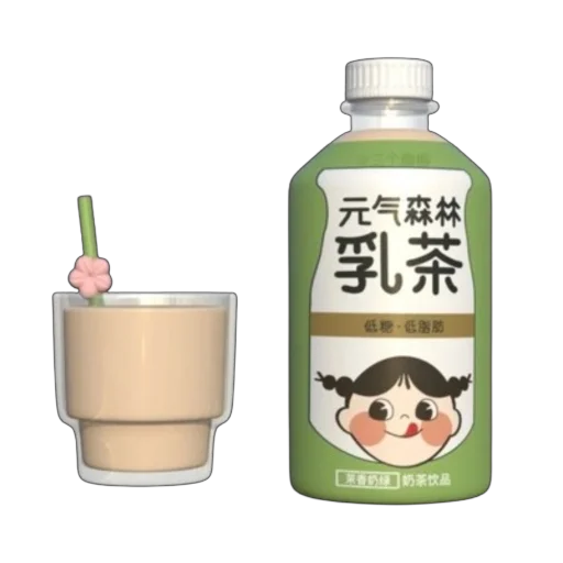 🍼 Стикер «Green Mixed» для Telegram