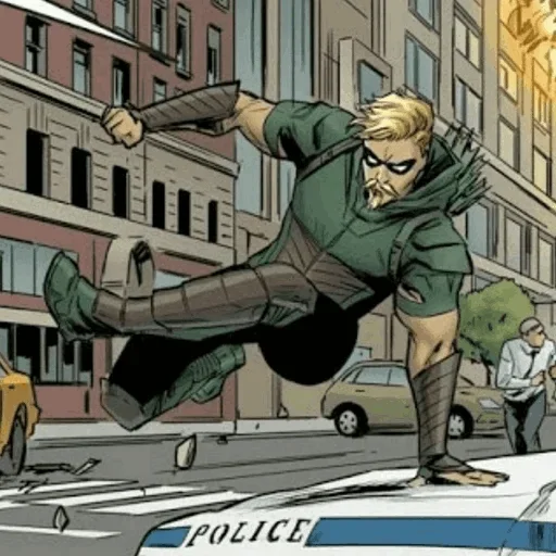 😛 Стикер «Green Arrow» для Telegram