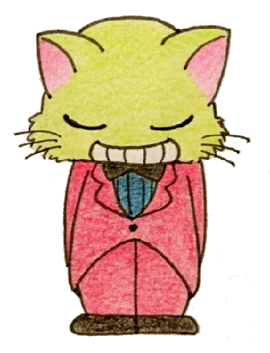 🙌 Стикер «ミド猫» для Telegram