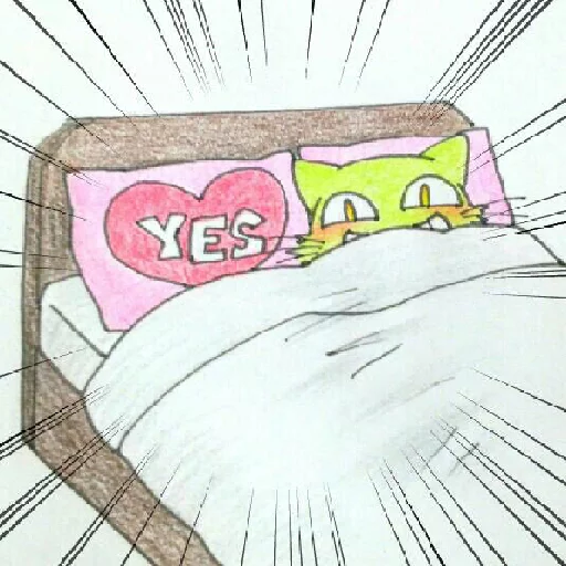 🙆‍♀ Стикер «ミド猫» для Telegram