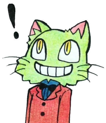 😍 Стикер «ミド猫» для Telegram