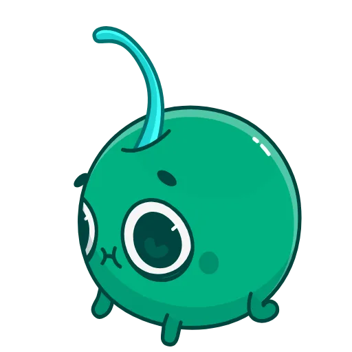 🤢 Стикер «Green Cherry» для Telegram