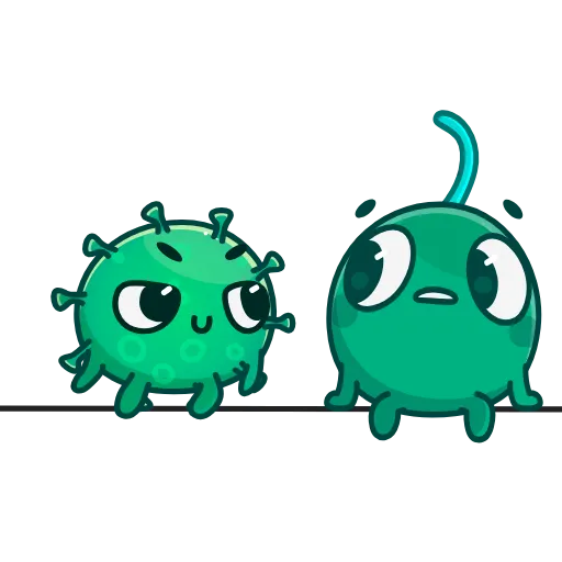 🦠 Стикер «Green Cherry» для Telegram