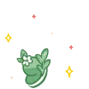 🔠 Эмодзи «green cute doodle» для Telegram