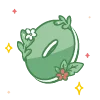 🔠 Эмодзи «green cute doodle» для Telegram
