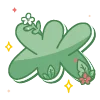 🔠 Эмодзи «green cute doodle» для Telegram
