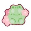 Стикер 47 🐸 Зелёный муд - смайлики для любителей зелёного