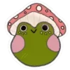 Стикер 19 🐸 Зелёный муд - смайлики для любителей зелёного