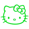 🐱 Эмодзи «green fei» для Telegram