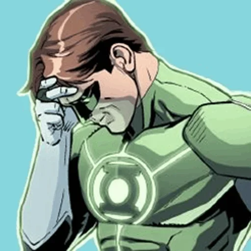 🤨 Стикер «Green Lantern» для Telegram