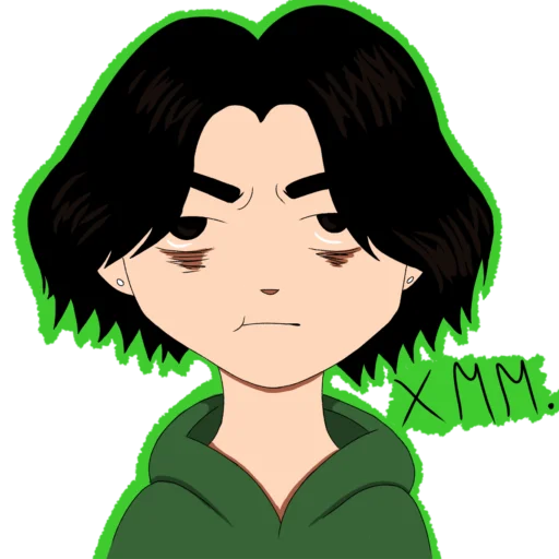 🤔 Стикер «Greenlights» для Telegram
