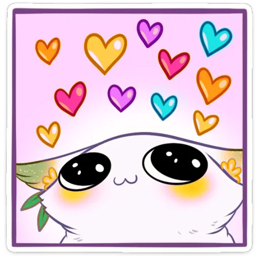 ❤️ Стикер «Зелёная Минто» для Telegram