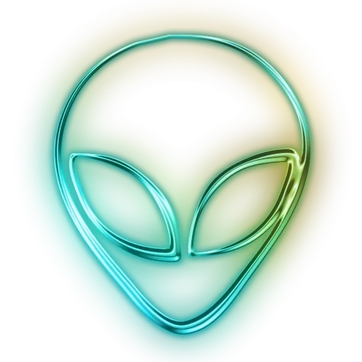 🙁 Стикер «Green Neon» для Telegram