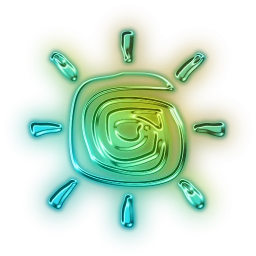 🧐 Стикер «Green Neon» для Telegram