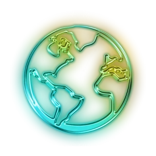 😉 Стикер «Green Neon» для Telegram