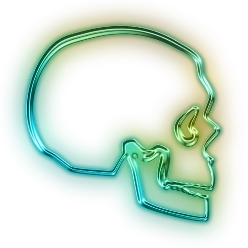 😕 Стикер «Green Neon» для Telegram