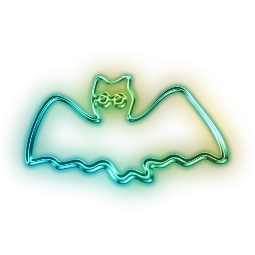🥳 Стикер «Green Neon» для Telegram