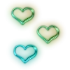 🙁 Эмодзи «Green neon» для Telegram