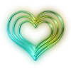 😏 Эмодзи «Green neon» для Telegram