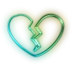 🥰 Эмодзи «Green neon» для Telegram