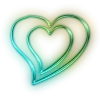 😘 Эмодзи «Green neon» для Telegram