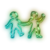 😙 Эмодзи «Green neon» для Telegram
