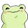 Стикер 7 Green Emoji