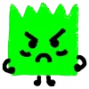 Стикер 41 Green Emoji