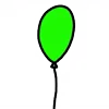 Стикер 49 Green Emoji
