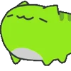 Стикер 15 Green Emoji