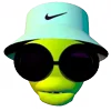 Стикер 34 Green Emoji