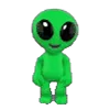 Стикер 24 Green Emoji