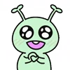 Стикер 8 Green Emoji