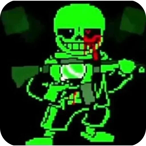 💀 Стикер «Green Sans» для Telegram