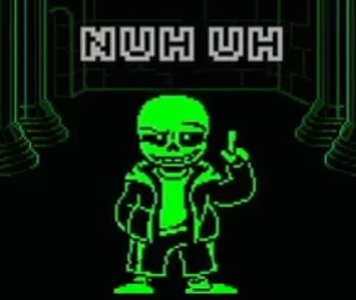 😏 Стикер «Green Sans» для Telegram
