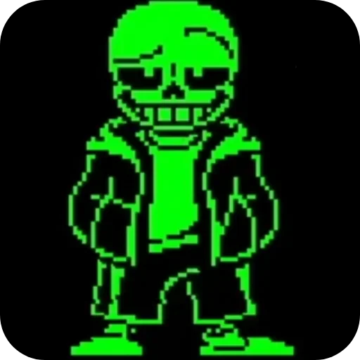 💀 Стикер «Green Sans» для Telegram