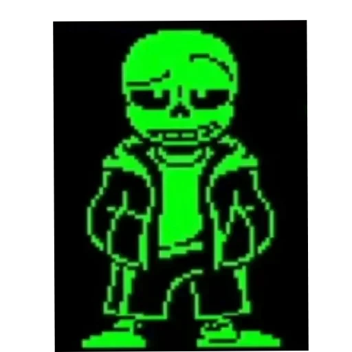 💀 Стикер «Green Sans» для Telegram