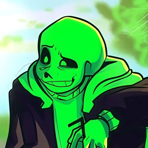 🤨 Стикер «Green Sans» для Telegram
