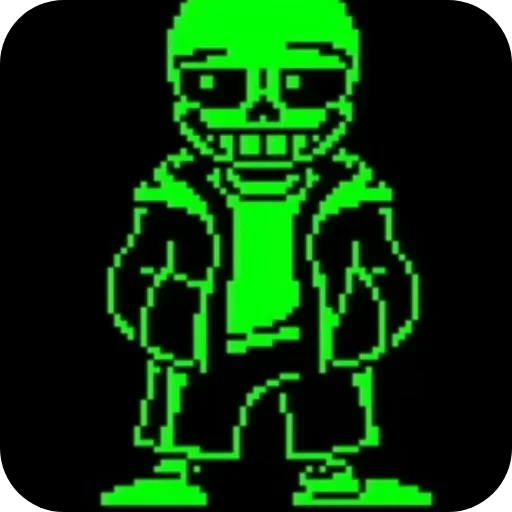 💀 Стикер «Green Sans» для Telegram