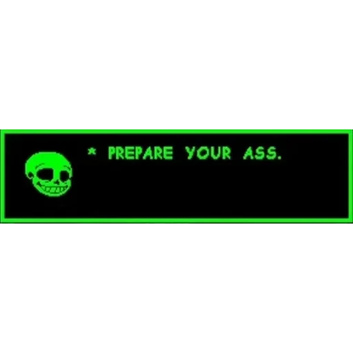 💀 Стикер «Green Sans» для Telegram