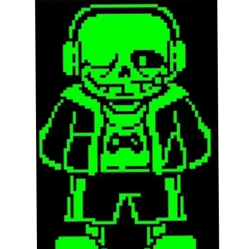 💀 Стикер «Green Sans» для Telegram