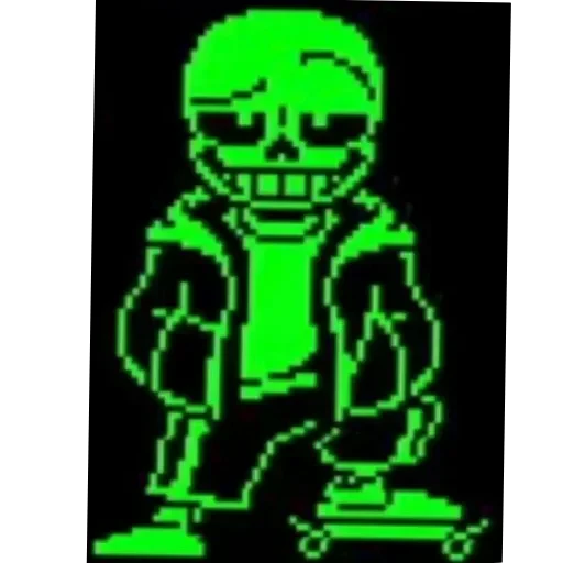 💀 Стикер «Green Sans» для Telegram