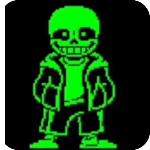 💀 Стикер «Green Sans» для Telegram