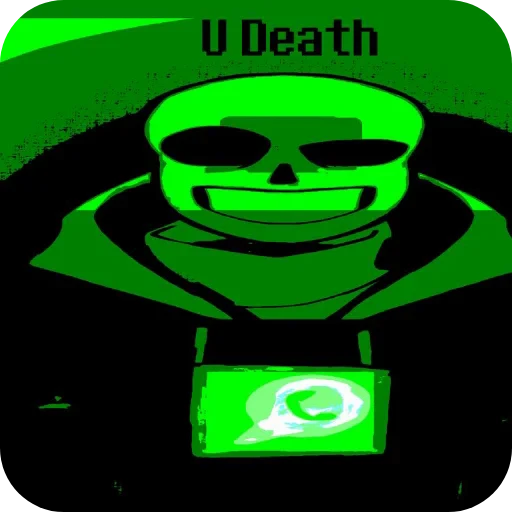 👿 Стикер «Green Sans» для Telegram