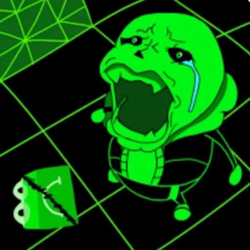 🌟 Стикер «Green Sans» для Telegram
